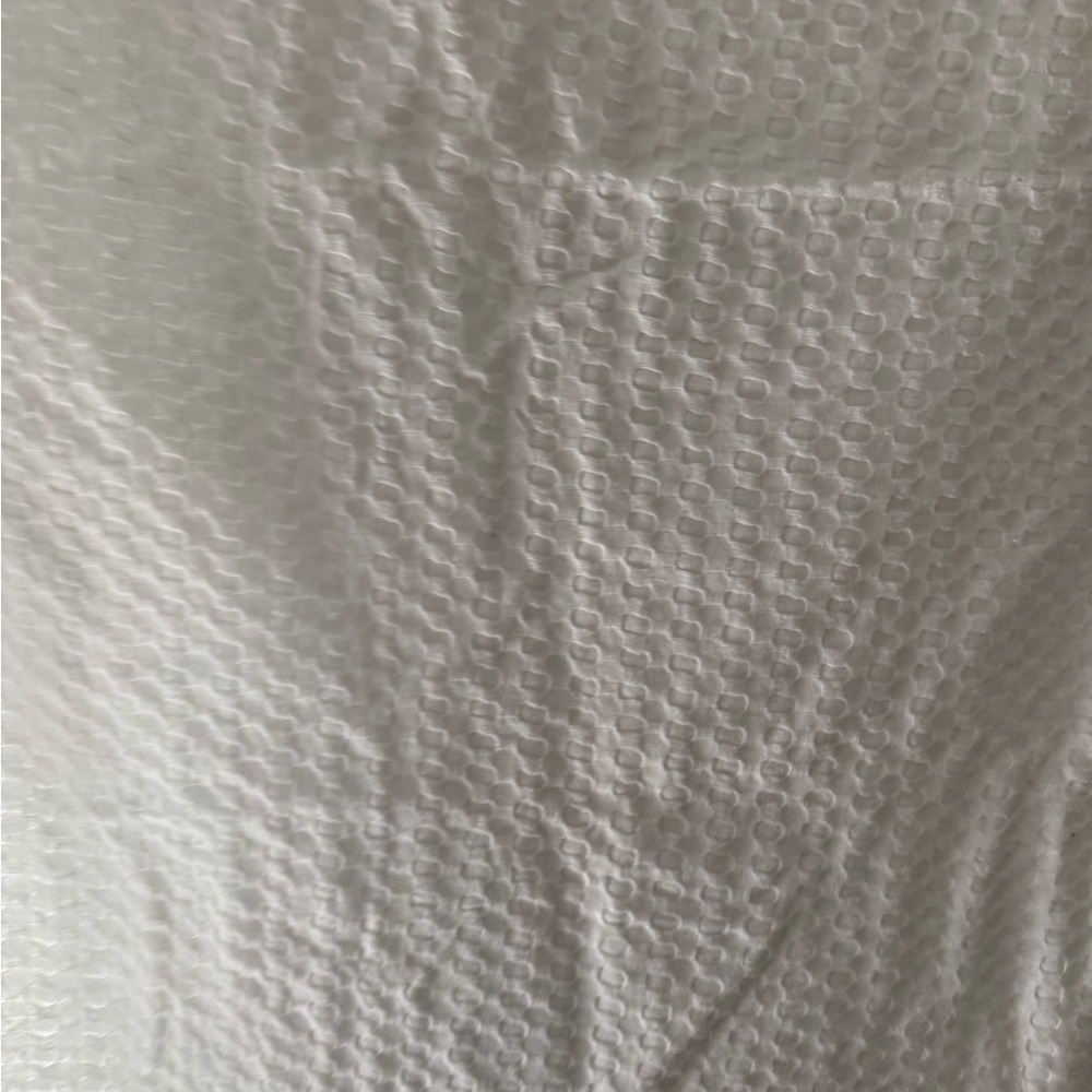 White Textured Fabric - Picture 3 of 5